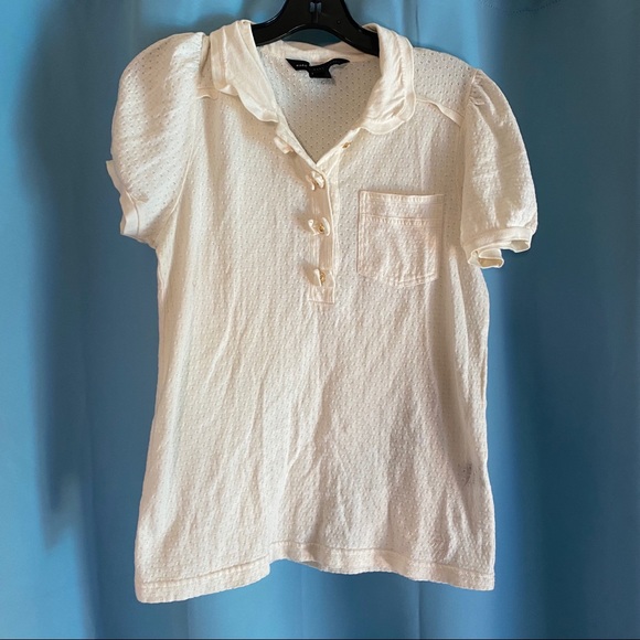 {3 For $25} Bow Detail Button-up Top l S - Picture 2 of 4